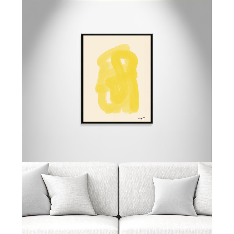 «Shillington Matin Dete Print» par N.Atelier, H 29,5 po x l 23,5 po, Espresso