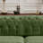 Luxurious Velvet Modular U Shaped Sectional Sofa With 2 Ottomans,3-Seater Chesterfield Sofa With Tufted Design And Tassel Fringe Skirt-1330395568