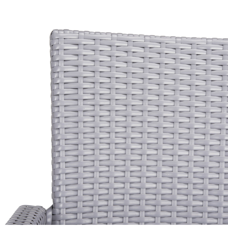 Chaise de patio empilable Key Vista, gris