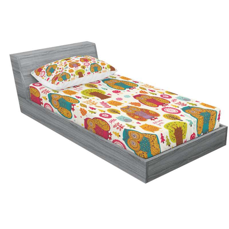 Microfiber Sheet Set, Twin Sheet Set with Fitted Sheet