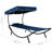 Patio Lounge Bed With Canopy & Pillow-1063187320