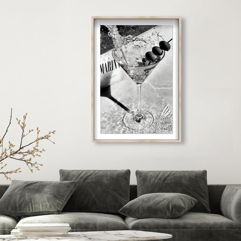Chill Time II Print by Oliver Gal, 46.5"H x 31.5"W, Natural Oak Shadowbox