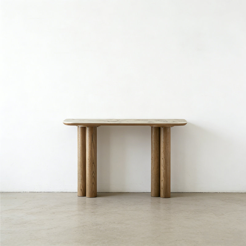 Console Retro Minimalist, H 31,5 po x l 39,37 po x P 15,75 po