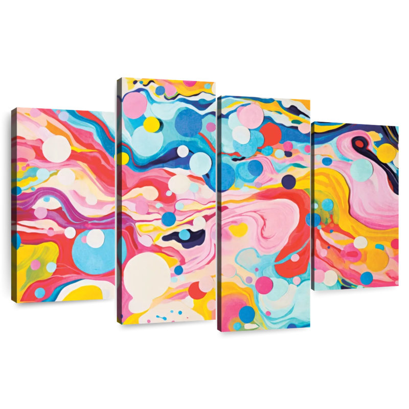 Avery Cercles And Swirls Frenzy, H 42 po x l 68 po