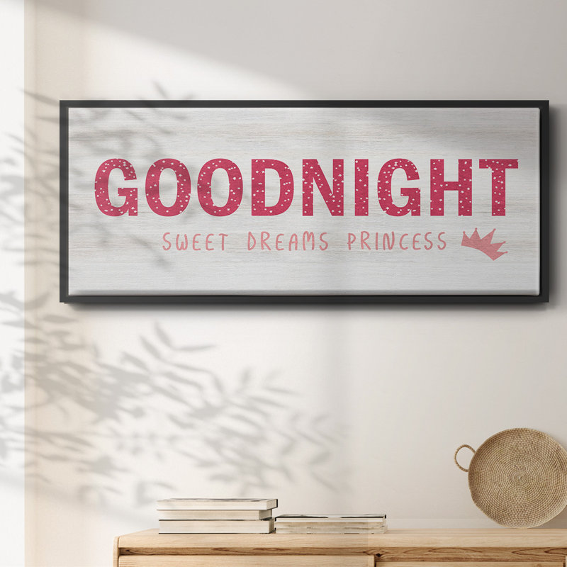 Princess Goodnight- Framed Canvas