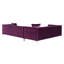 Canapé modulaire en velours Giovanni-26908041-26908045