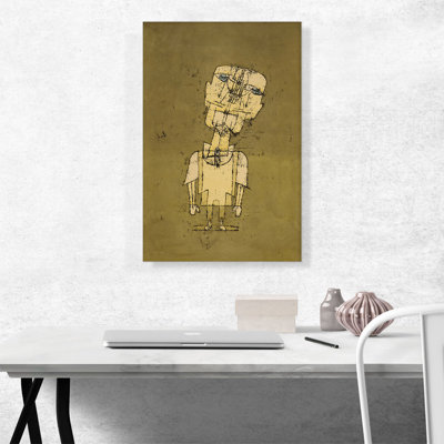 «Ghost of a Genius 1922» par Paul Klee - reproduction d'art sur toile tendue