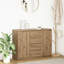 Sideboard With Drawers 100.5X35x76 Cm Engineered Wood-1406815752