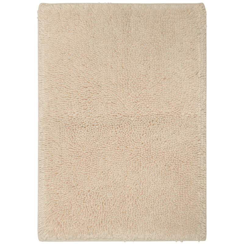 Tapis de bain antidérapant Dinuba, L 21 po x L 34 po, Parchemin