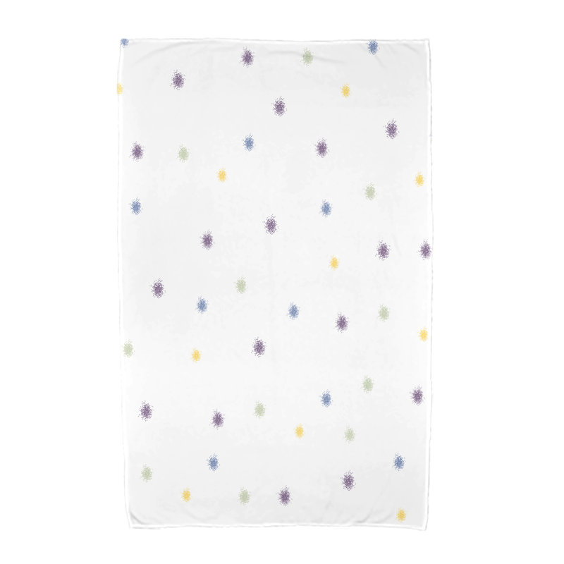 Serviette de plage en microfibre Jiesha, Mauve