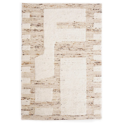 Mitrita Performance Flatweave Wool Abstract Indoor Rug