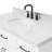 Tidworth 48'' Solid Wood Single Bathroom Vanity with 1.5'' Carrara Marble Top Sink-1125735235-1092024139