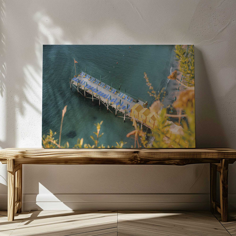 «Blue Serenity», reproduction sur toile, H 12 po x l 18 po x P 1,25 po, Toile tendue