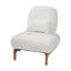 Chaise d'appoint rembourrée sans accoudoirs Hamilton-130619991-130619992