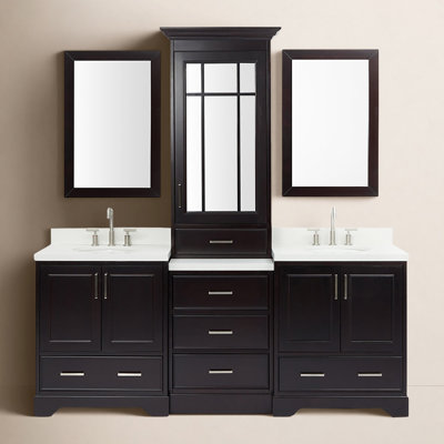 Buckhorn 85'' Double Bathroom Vanity