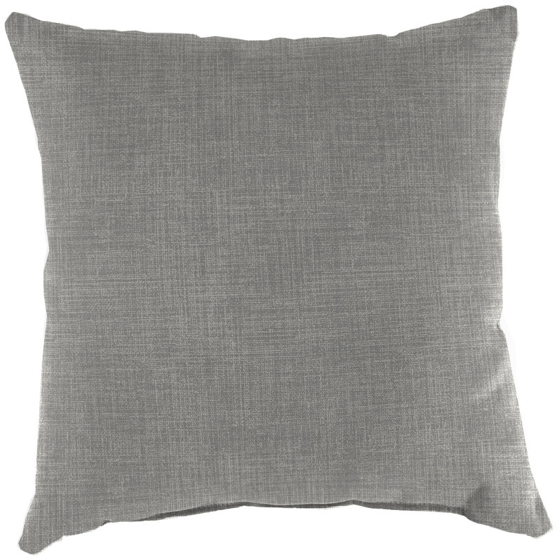 16" x 16" Outdoor Throw Pillow, Gray