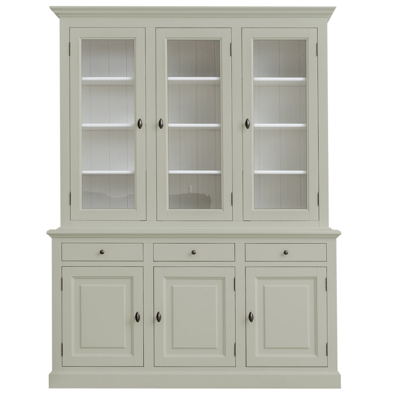 Berardina Display Cabinet, Pebble Grey