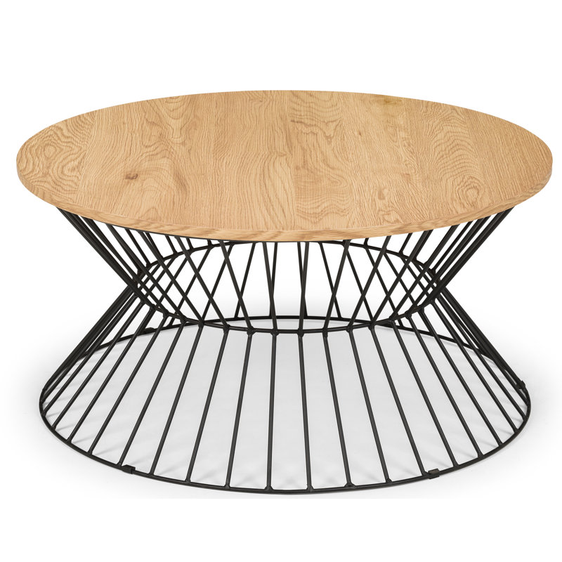 Amice Pedestal Coffee Table, Euro Oak