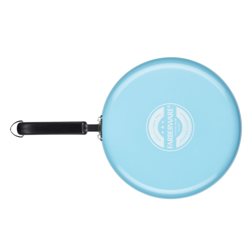 Aqua 11.25" Ceramic Nonstick Griddle with Stay-Cool Handle