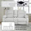 Ensemble de salon inclinable en tissu 3 pièces Burneyville (ensemble de 3)-87537991