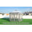 13 Ft. W x 11 Ft. D  Slolar Powered Metal Patio Gazebo with Sidewalls-110743369