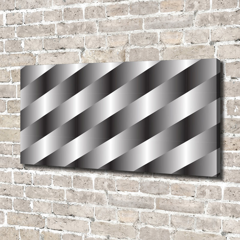 Abstraction stripes 1 Piece Wall Art on Canvas
