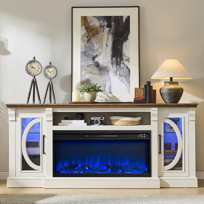 Meuble télé Crescent Fireplace