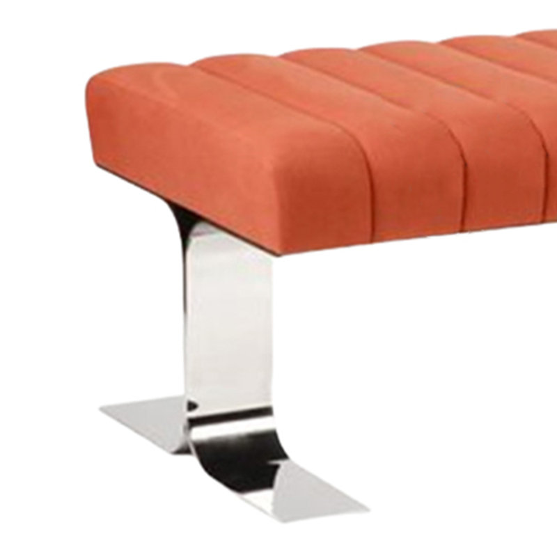 Canapé en acier inoxydable, Red