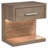 Gursevak 1-drawer Nightstand Bedside Table Barley Brown