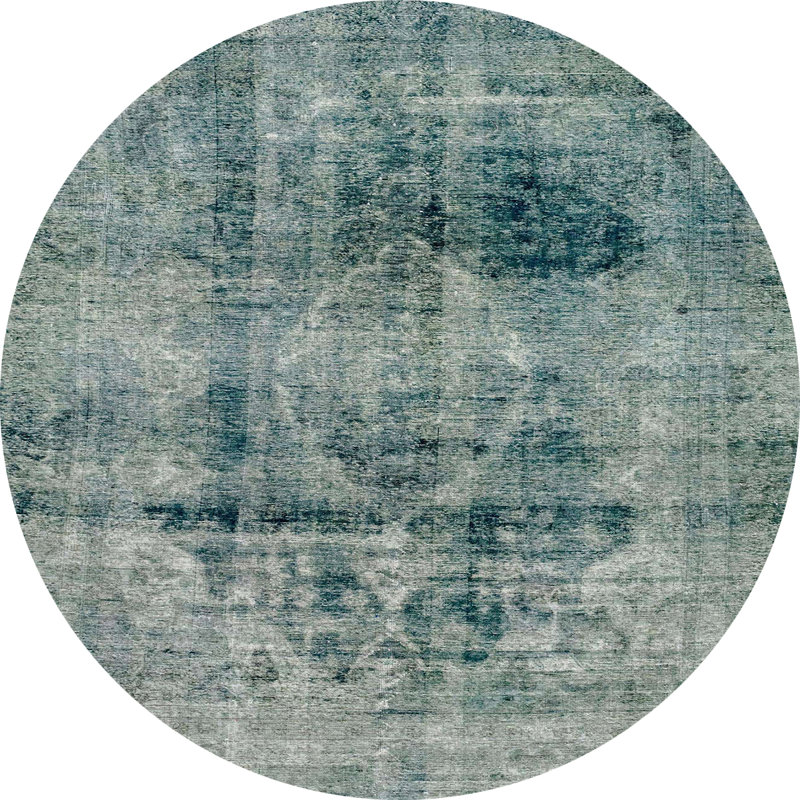 Tapis abstrait moderne 2087, Rond 6 pi