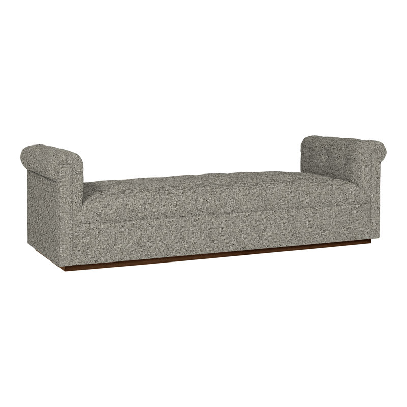 Nottingham By Thom Filicia Chaise Lounge, Tuck Graphite Crypton® Performance Fabric, Casa Blanca