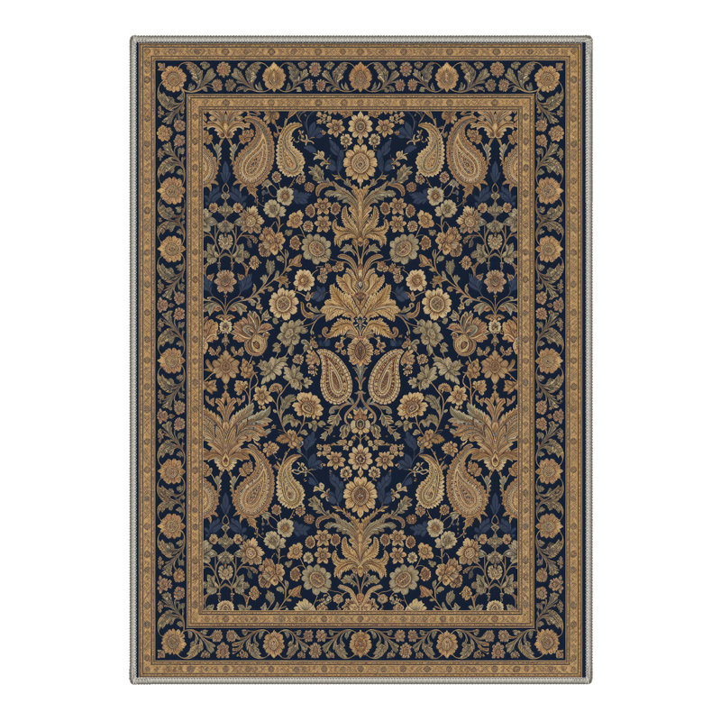 Tapis brun / noir Allendale Arcadia, Rectangle 5' x 7'
