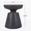 Outdoor Concrete Side Table
