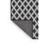 Tapis gris/zone noire à motifs-61156856