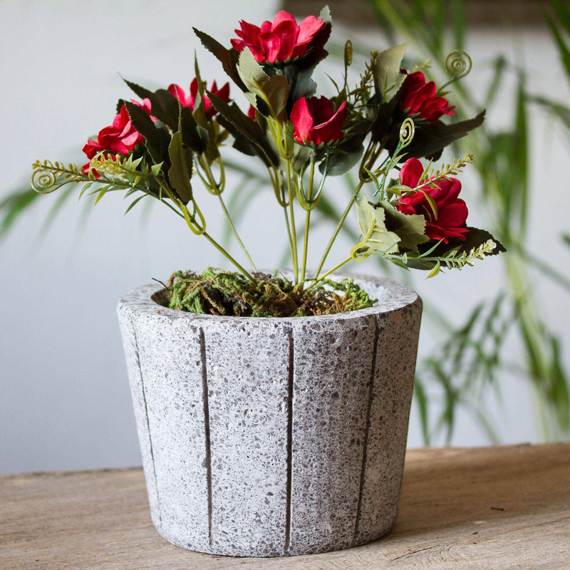 Abbylynn Handmade Pot Planter, Gray