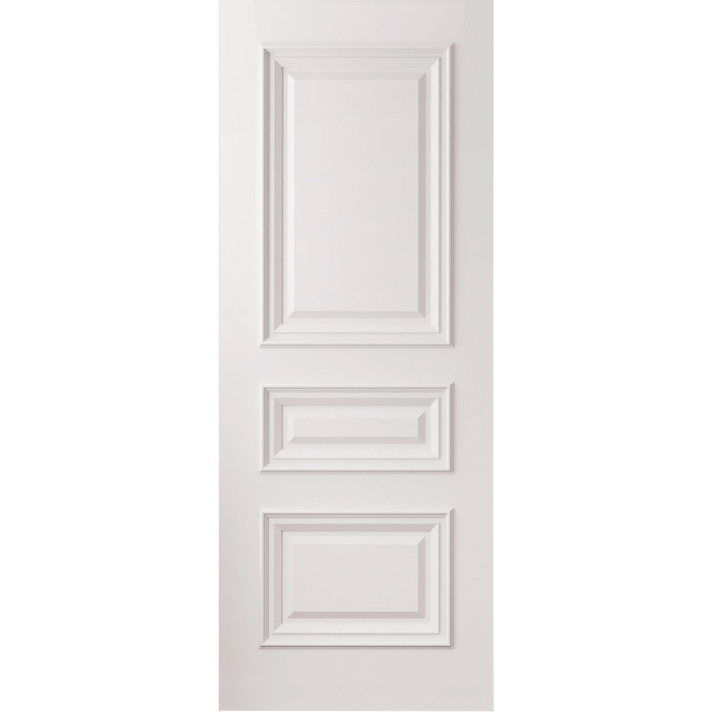 Panneaux de porte de dalle | Émail blanc IM33 1833 | Portes de salle de bain et de chambre à coucher, 42 po x 96 po