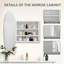 W H Frameless Medicine Cabinet Mirror 3 Fixed-871038328