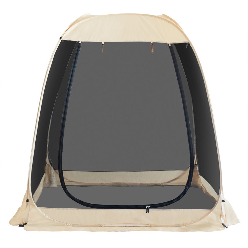 Screen House Tent Pop-Up, Portable Screen Room Canopy Instant Screen Tent with Carry Bag, 78" H x 72" W x 72" D