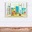Art sur toile, "Fontanez City Construction Window"-688925708