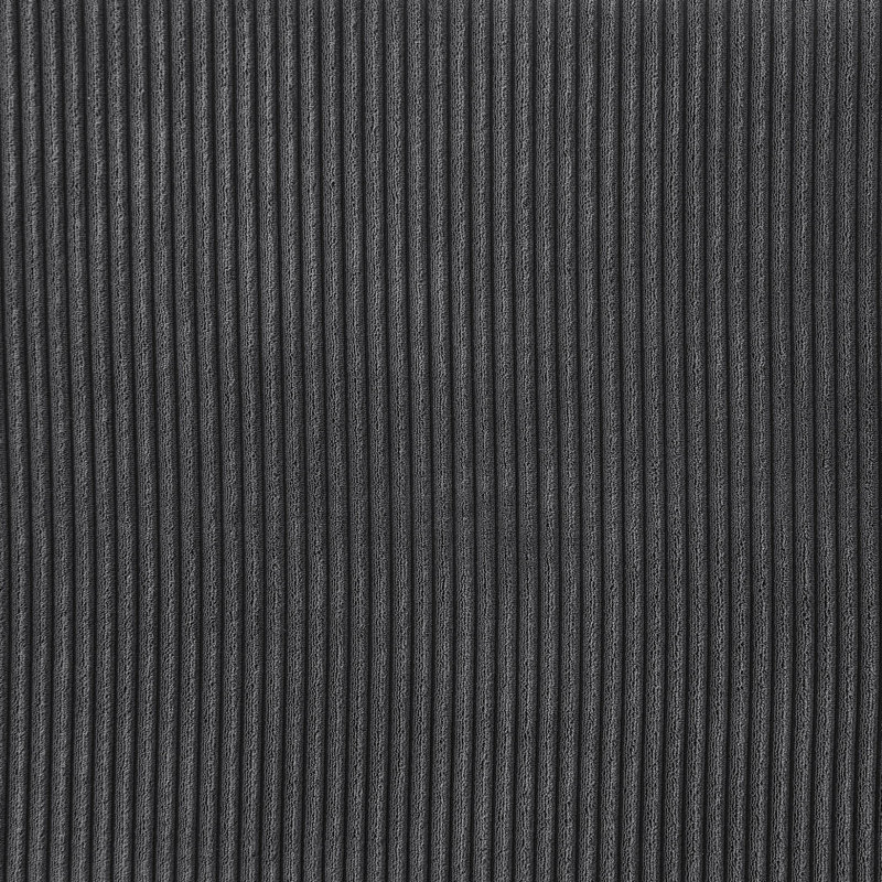 Canapé modulaire Mystic en velours côtelé gris foncé avec méridienne réversible