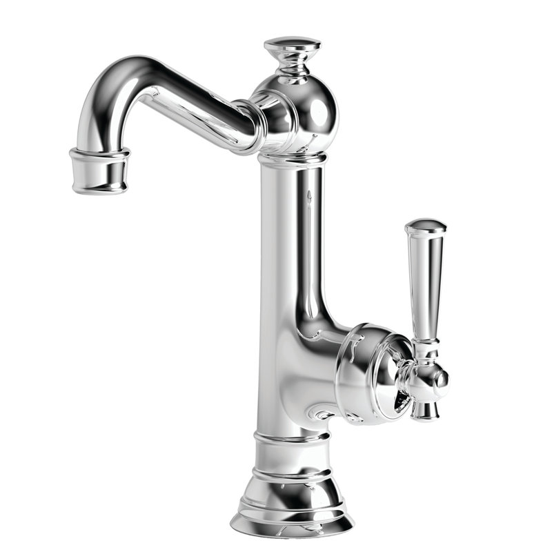 Jacobean Single Handle Bar Faucet, Polished Chrome