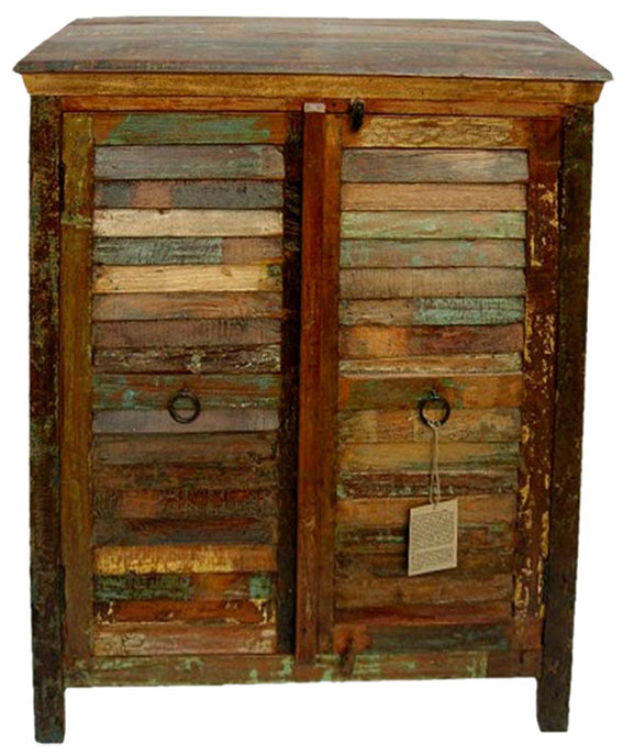 Lottie Solid Wood Accent Cabinet