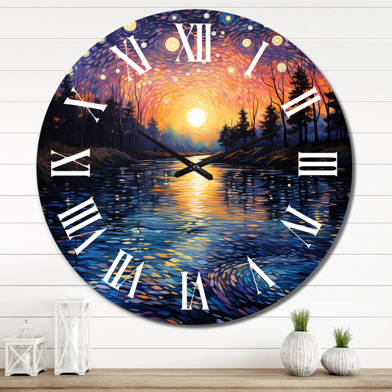 Horloge murale Vangogh, Très grand
