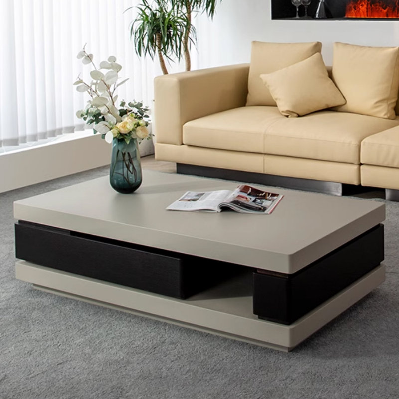 Simple style design sense coffee table, 14.96" H x 51.18" L x 27.55" W