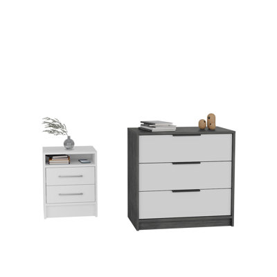 Ensemble de 2 commodes