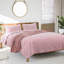 Ensemble de draps 100% coton avec poches profondes, draps en percale douillette avec ensemble de literie et de taies d'oreiller 4 pièces, lavande-398994218-294595056