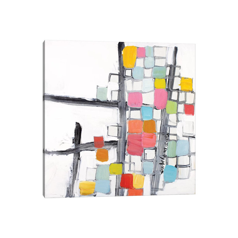 Abbreviated 1 Piece Painting on Canvas, 45.72cm H x 45.72cm W x 1.91cm D, Wrapped Canvas