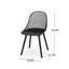 Plastic Outdoor Dining Side Chair-1301941731