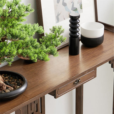 Finbar 81.5cm Solid Wood Console Table