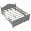 Lit plateforme double en bois avec tête de lit, pied de lit et garde-corps de sécurité pour enfants-306056224-306056227